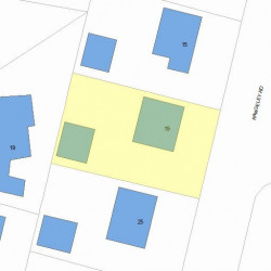 19 Rangeley Rd, Newton, MA 02465 plot plan