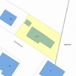 17 Playstead Rd, Newton, MA 02458 plot plan