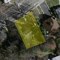 67 Brookline St, Newton, MA 02467 aerial view