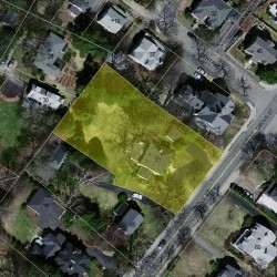 59 Grove St, Newton, MA 02466 aerial view