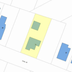 31 Carl St, Newton, MA 02461 plot plan