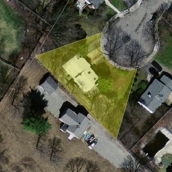 69 Dearborn St, Newton, MA 02465 aerial view