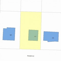 117 Parker Ave, Newton, MA 02461 plot plan