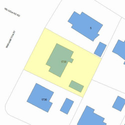 1730 Washington St, Newton, MA 02466 plot plan