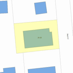 21 Dale St, Newton, MA 02460 plot plan