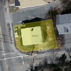 926 Chestnut St, Newton, MA 02465 aerial view
