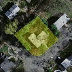 34 Marla Cir, Newton, MA 02459 aerial view