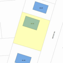 33 Bridges Ave, Newton, MA 02460 plot plan