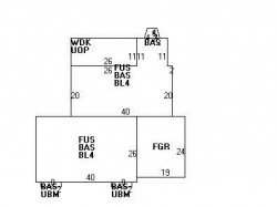 150 Prince St, Newton, MA 02465 floor plan