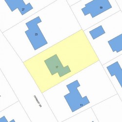 17 Fairway Dr, Newton, MA 02465 plot plan