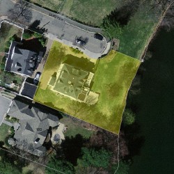 12 Lake Ter, Newton, MA 02459 aerial view