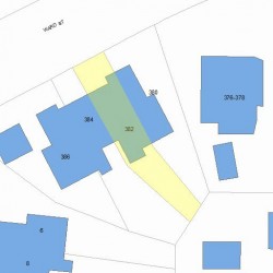 382 Ward St, Newton, MA 02459 plot plan