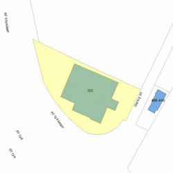 399 Grove St, Newton, MA 02462 plot plan