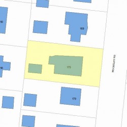 175 Woodcliff Rd, Newton, MA 02461 plot plan