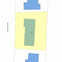 55 Mary Ellen Rd, Newton, MA 02468 plot plan