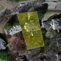 52 Ashton Ave, Newton, MA 02459 aerial view