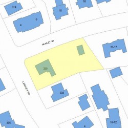 330 Langley Rd, Newton, MA 02459 plot plan