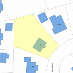 25 Fordham Rd, Newton, MA 02465 plot plan