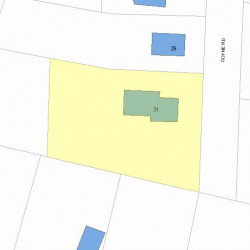 31 Coyne Rd, Newton, MA 02468 plot plan