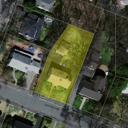 38 Chatham Rd, Newton, MA 02461 aerial view