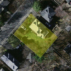 16 Maple Park, Newton, MA 02459 aerial view