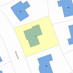 18 Sevland Rd, Newton, MA 02459 plot plan