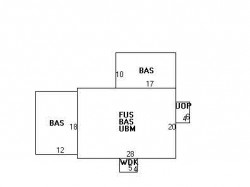 515 Auburn St, Newton, MA 02466 floor plan