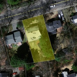 1484 Beacon St, Newton, MA 02468 aerial view