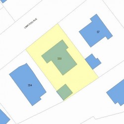 330 Linwood Ave, Newton, MA 02460 plot plan