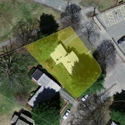 104 Pine St, Newton, MA 02466 aerial view