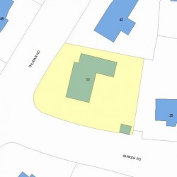 50 Truman Rd, Newton, MA 02459 plot plan