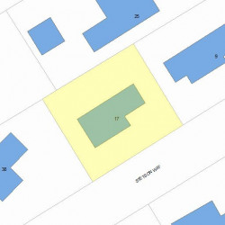 17 Stetson Way, Newton, MA 02468 plot plan