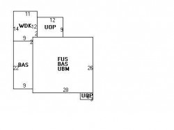 18 Furbush Ave, Newton, MA 02465 floor plan