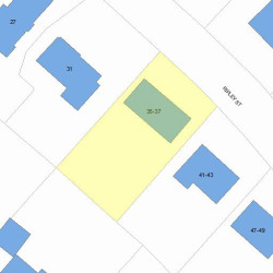 37 Ripley St, Newton, MA 02459 plot plan