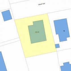 22 Omar Ter, Newton, MA 02460 plot plan