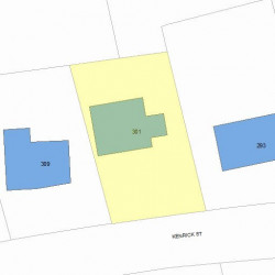 301 Kenrick St, Newton, MA 02458 plot plan