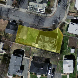 17 Prairie Ave, Newton, MA 02466 aerial view