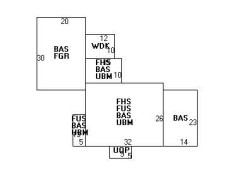 14 Loring St, Newton, MA 02459 floor plan