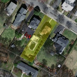 74 Pine St, Newton, MA 02466 aerial view