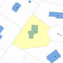20 Buff Cir, Newton, MA 02459 plot plan