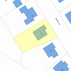 15 Bemuth Rd, Newton, MA 02461 plot plan