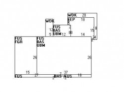 36 Emmons St, Newton, MA 02465 floor plan