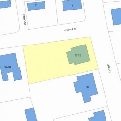 70 High St, Newton, MA 02461 plot plan