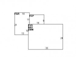 61 Moulton St, Newton, MA 02462 floor plan