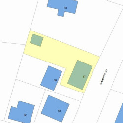 57 Cummings Rd, Newton, MA 02459 plot plan