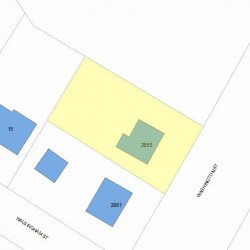 2055 Washington St, Newton, MA 02462 plot plan