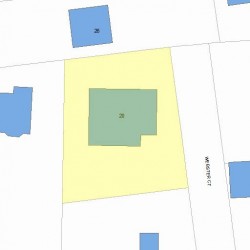 20 Webster Ct, Newton, MA 02459 plot plan