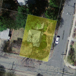 4 Crehore Dr, Newton, MA 02462 aerial view