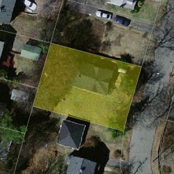 25 Bemis Rd, Newton, MA 02460 aerial view