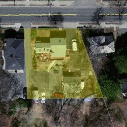 62 Auburndale Ave, Newton, MA 02465 aerial view